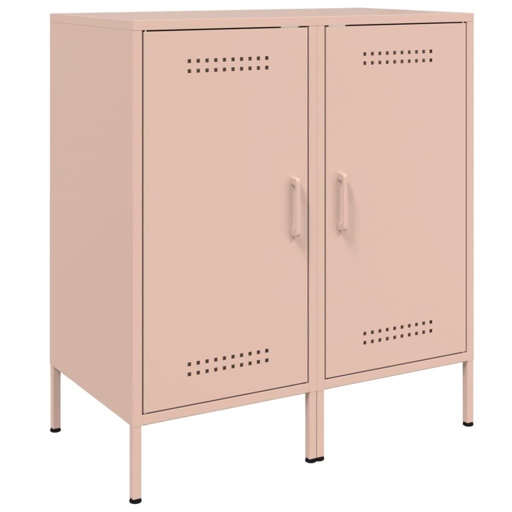 Sideboards 2 Stk. Rosa 36x39x79 cm Stahl Produktbild 