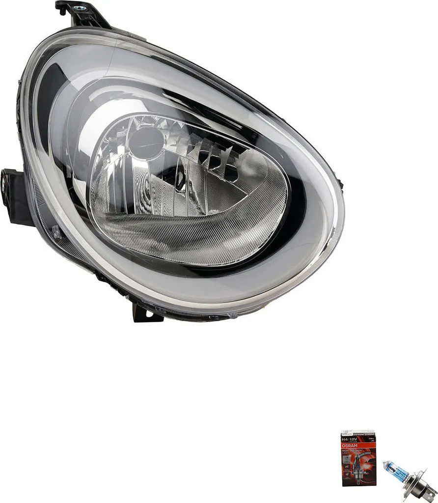 Upgrade Illuminazione Fiat 500X: Faro Johns Destro + Osram Laser