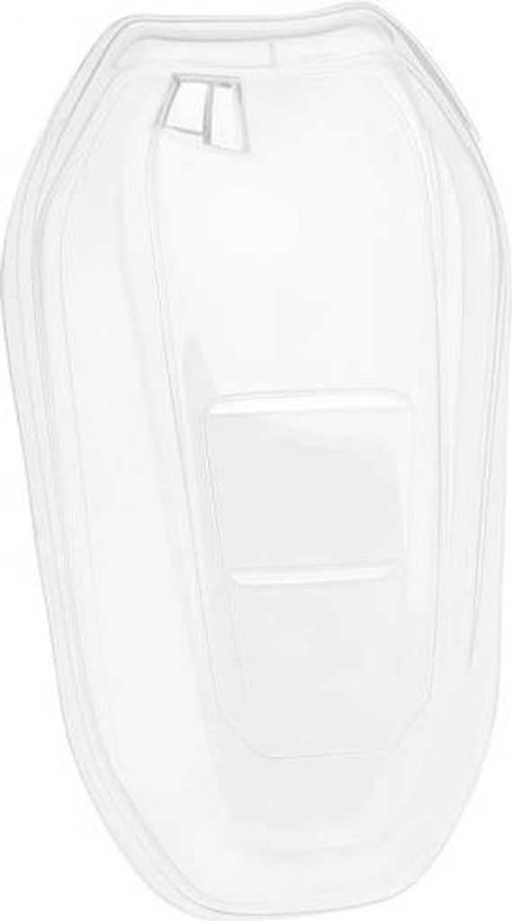 Dutch Shield - TPU Autoschlüssel Hülle für das Peugeot Schlüssel - Schutzhülle Schlüsselhülle Cover 157-clear transparant