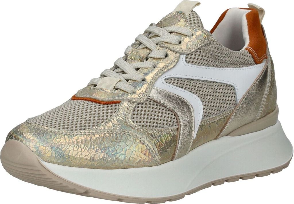 Nero Giardini ivory beige Metallic Sneaker low Mehrfarbig in Gr. 41