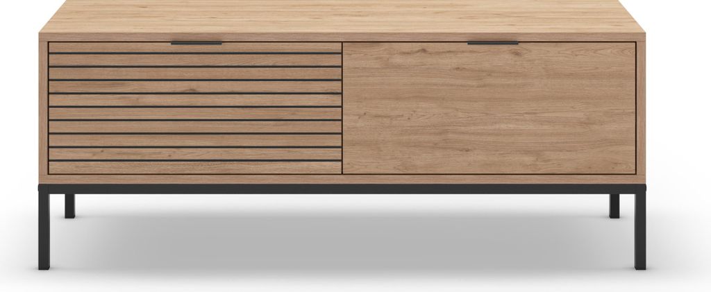 Marckeric - Ariel TV-Ständer - Braun - 120x40x48cm