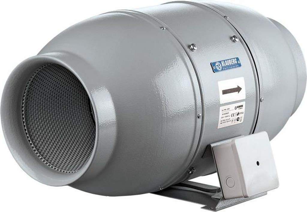 Geräuschisolierter Halbaxialventilator BL Iso-Mix 200 von Blauberg - 8016684