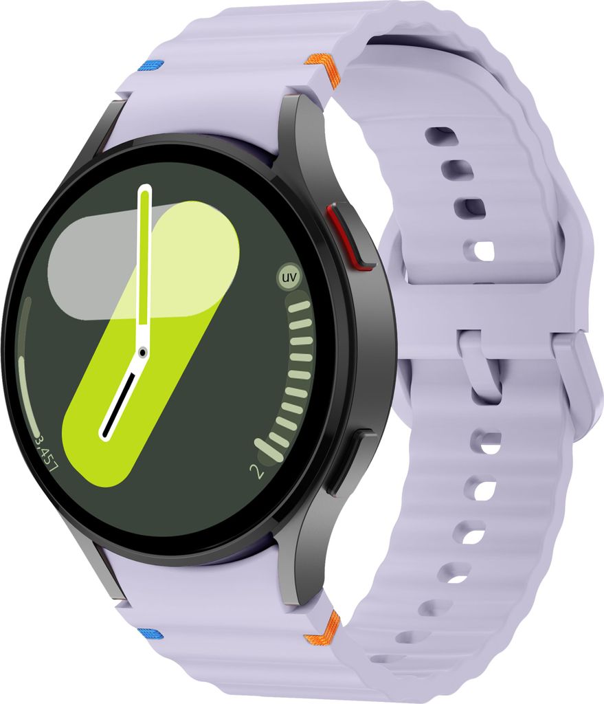 Strap-it Silicone Wave Armband - Passend für Samsung Galaxy Watch 7 (40 & 44mm) / Galaxy Watch 6 (Classic) / Galaxy Watch 5 (Pro) / Galaxy Watch 4...