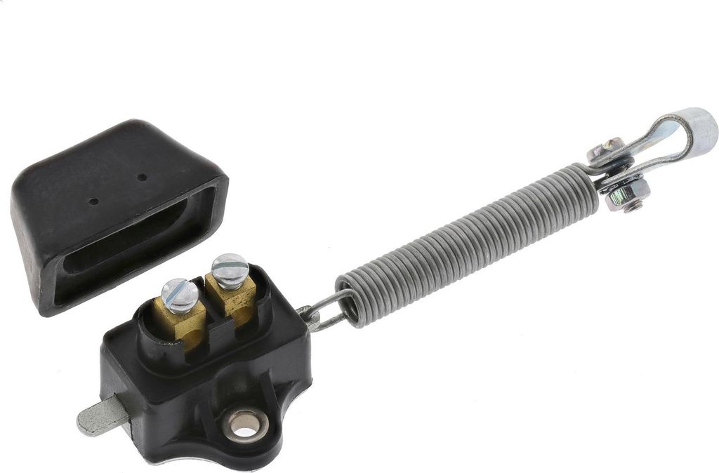 Bremslichtschalter mit Schraubenfeder, elektrisch - max. Länge 65mm - pass. z.B. für AWO425, RT, BK