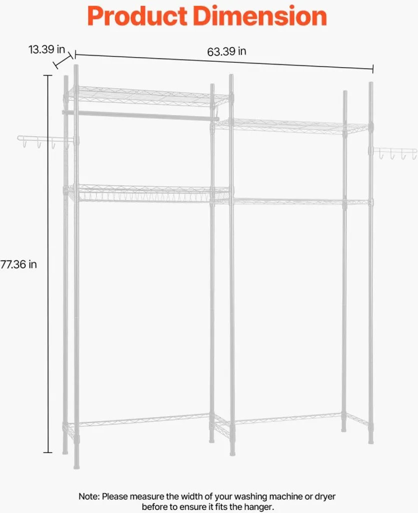 Solution de rangement peu encombrante pour machine à laver 4 plateaux - 2