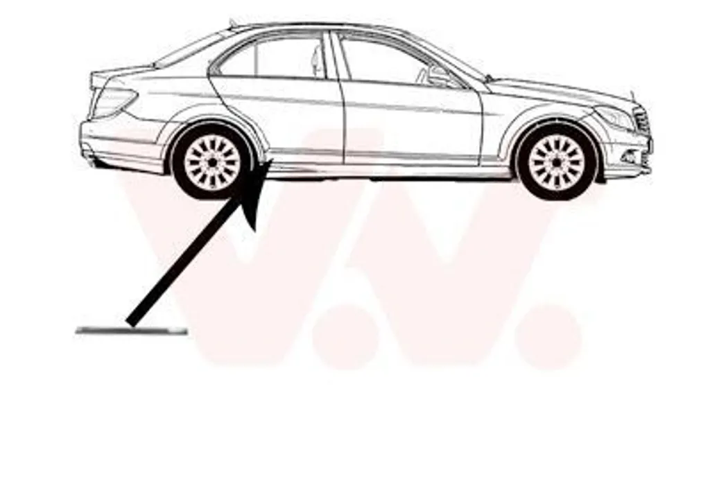 Baguette de porte VAN Wezel 3091426 pour Mercedes-Benz - Qualité OEM