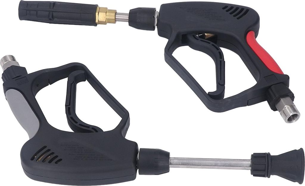 Hochdruckreiniger-Pistolen-Set 5000 PSI 10,57 GPM mit Verdrehsicherung und Abzugsventil für Autoreiniger. Außengewinde M22x1,5 mm, Anschluss-Inne...