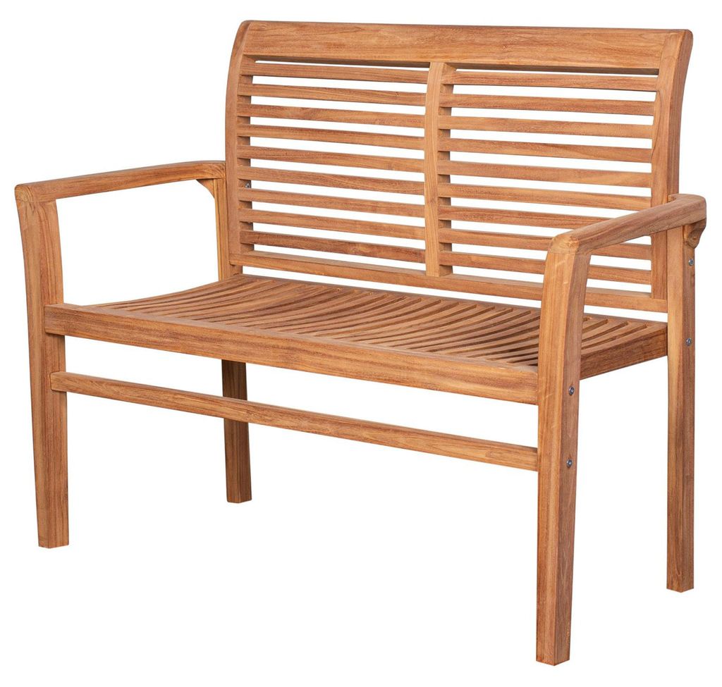Teakholz - bene living - Gartenbank Derby 120 cm Produktbild 