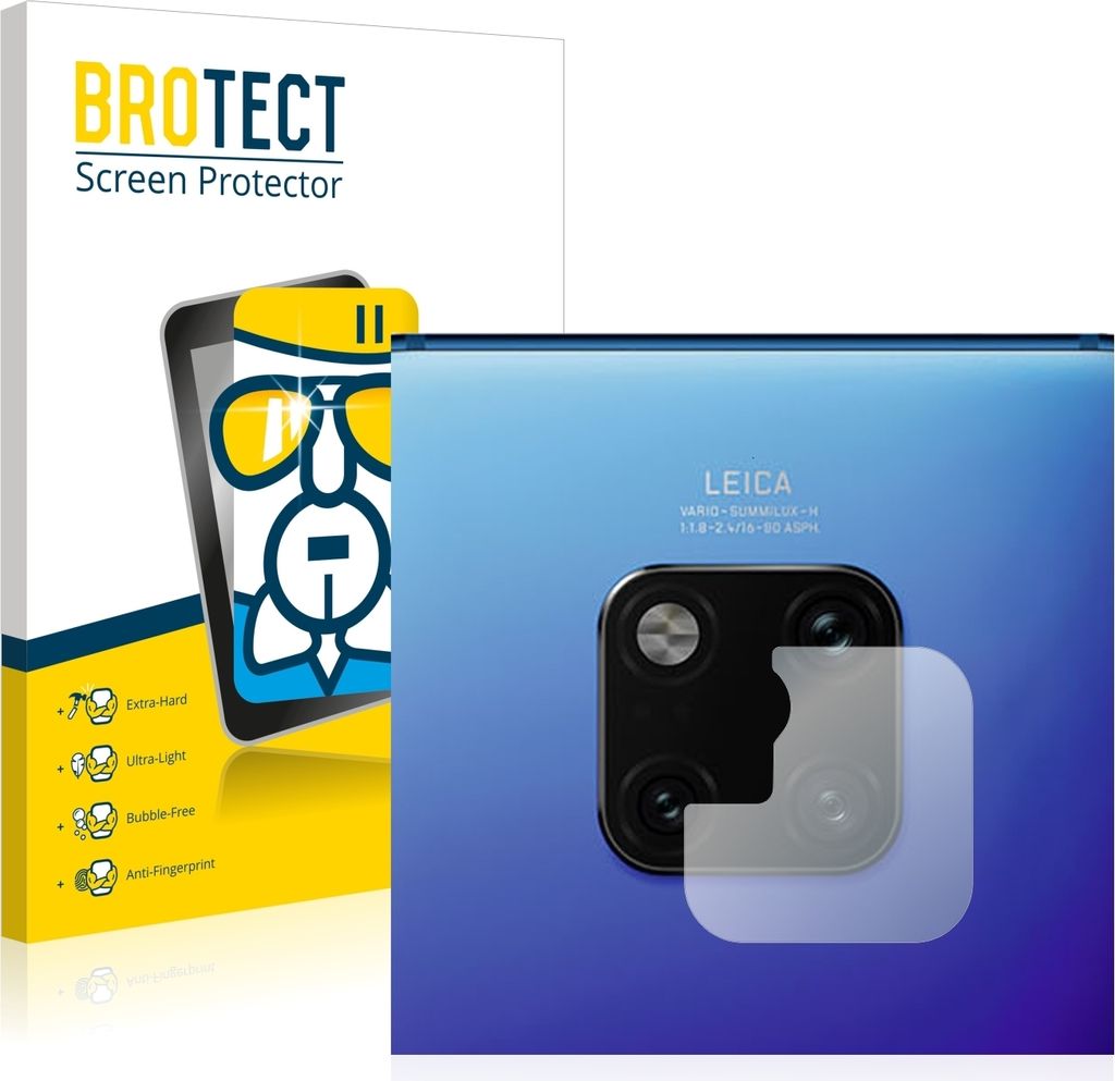 BROTECT Schutzglas für Huawei Mate 20 Pro (NUR Kameraschutz) Schutzfolie Panzer Folie Glas Display Schutz klar