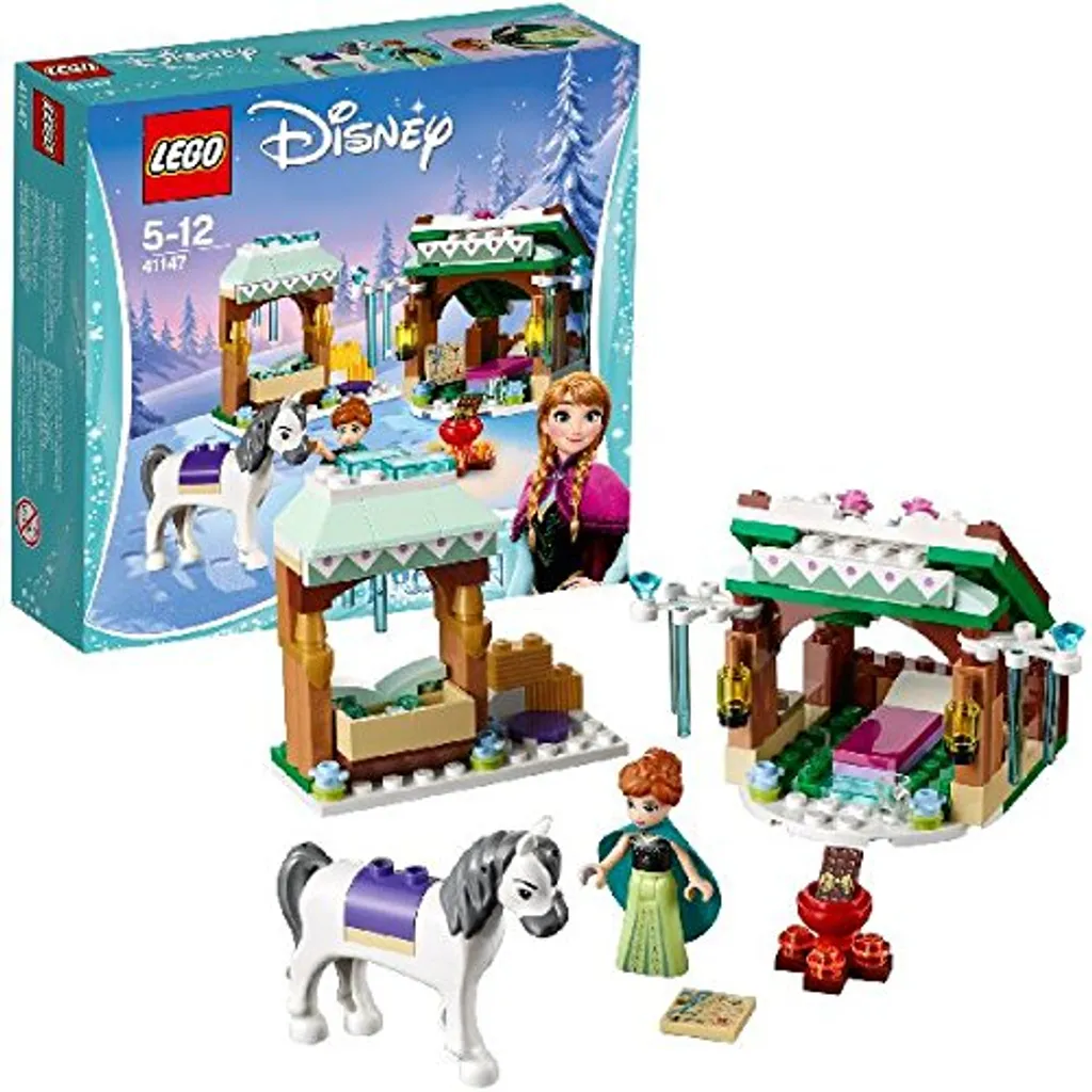 LEGO Disney Princess 41147 abri de montagne et mini-poupée Anna Frozen