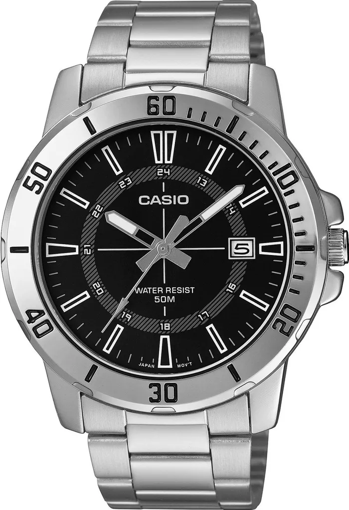 Casio MTP-VD01D-1CVUDF Orologio Sportivo Acciaio - Resistente 50m