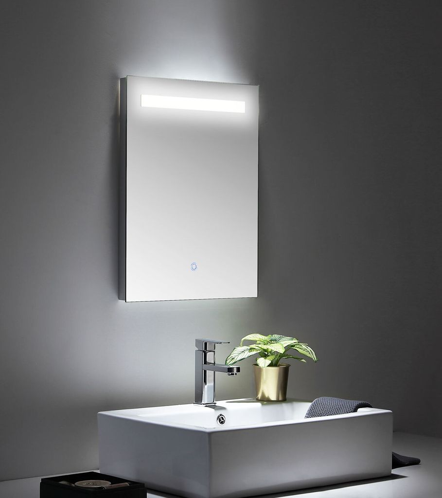 LED Spiegel 45x60 cm mit Touch Bedienung EEK: F Produktbild 
