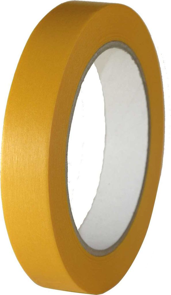 Hochwertiges UV-Goldband für präzise Malerarbeiten – 18mm x 50m, rückstandsfrei entfernbar