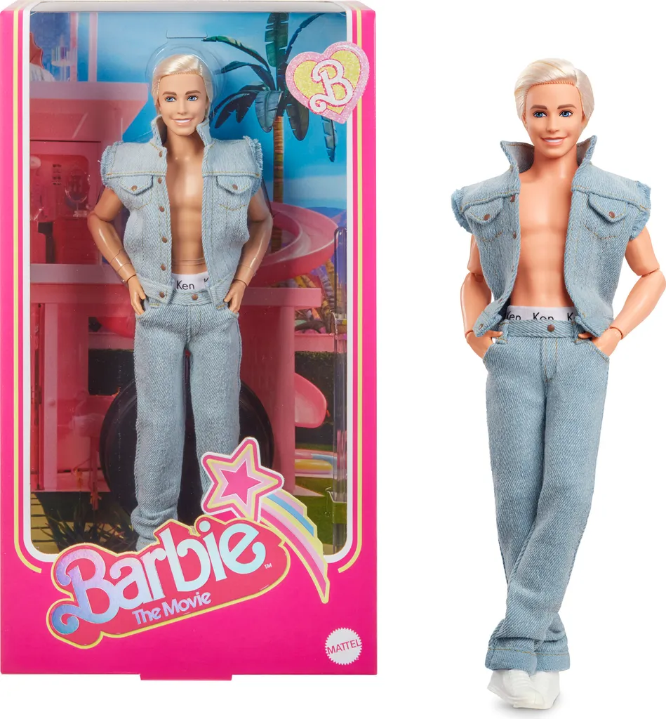 Poupée Ken Film Barbie : le cadeau de collection ultime en tenue jean