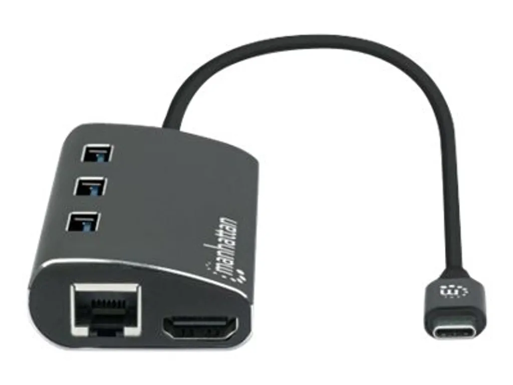 Solution Multiport USB-C Manhattan pour Manque de Connectique PC - 4