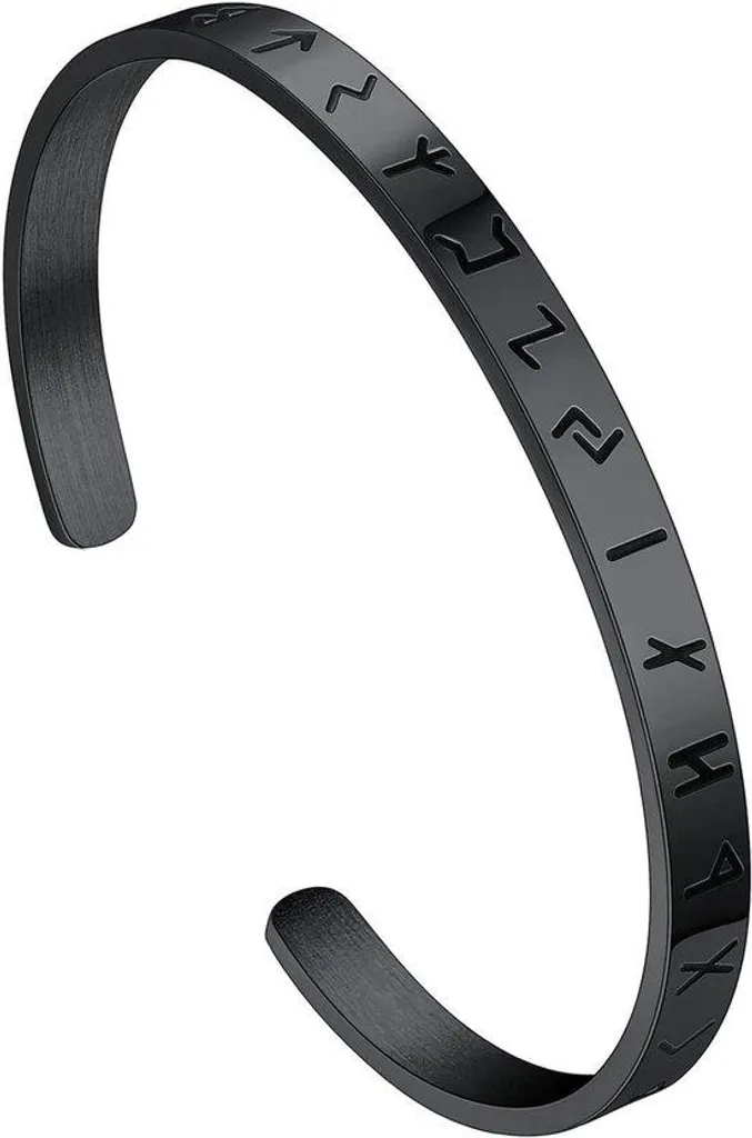 Gourmette Viking Marteau de Thor pour Homme en Acier Gris Anthracite