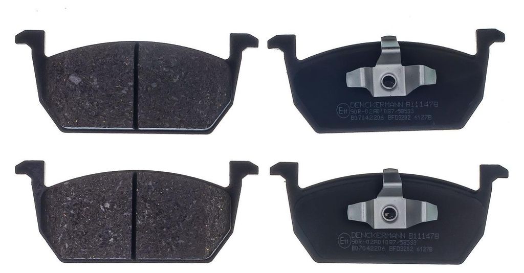 DENCKERMANN Bremsbeläge Satz Vorne Bremsklötze für VW POLO (AW1, BZ1) B111478