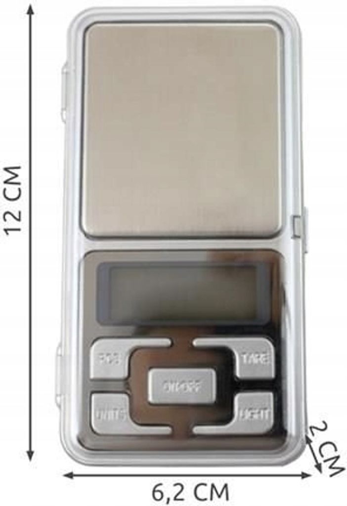 Mini digitálna vrecková váha 500g/0.1g | LCD Obrázok produktu 2