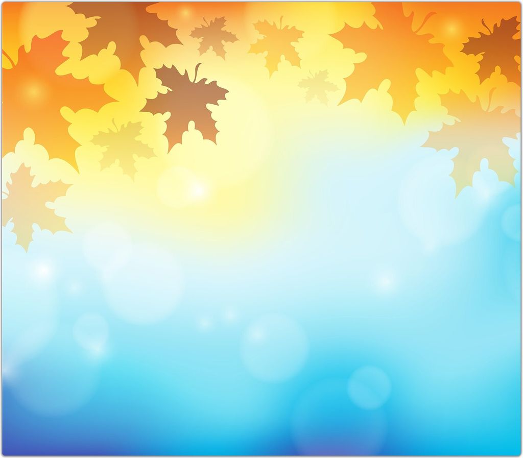 Spritzschutz Herdabdeckplatte Schneidebrett aus Glas Illustration von Herbst 1-Teilig (60x52cm)