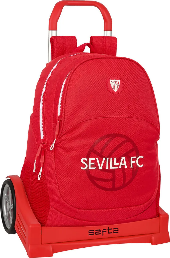 Zaino Trolley Professionale Sevilla FC 600D - Rosso 32x44x16