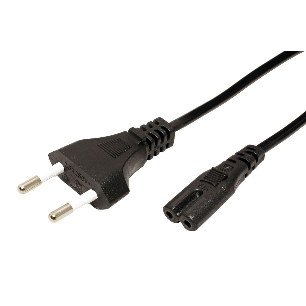 Hodnota VALUE 19.99.2094 napájecí kabel černý 5 m CEE7/16 Obrázek produktu 