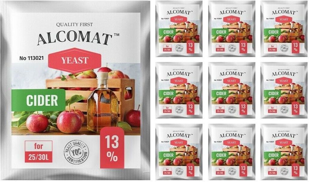 Drożdże do cydru ALCOMAT Cider Yeast Drożdże alkoholowe | Zdjęcie produktu 