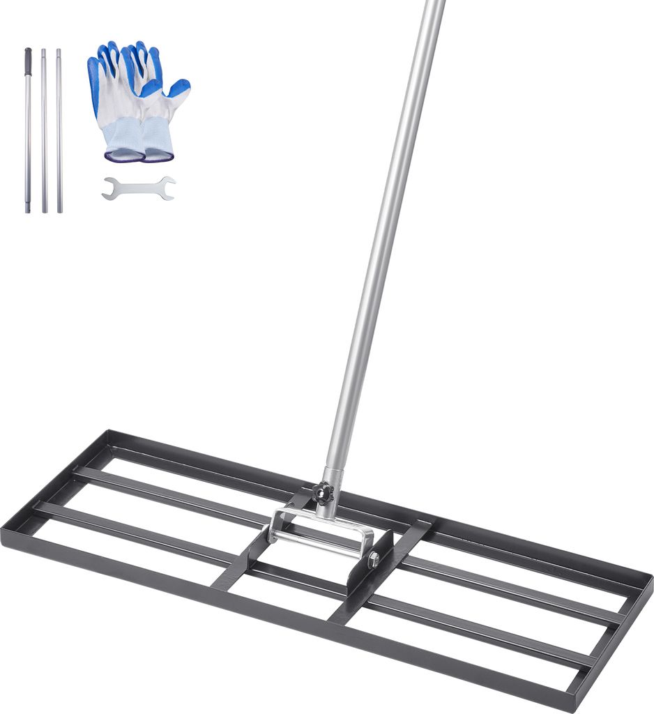 VEVOR hrábě na trávu, základní deska 762 x 254 mm, hrábě na Obrázek produktu 