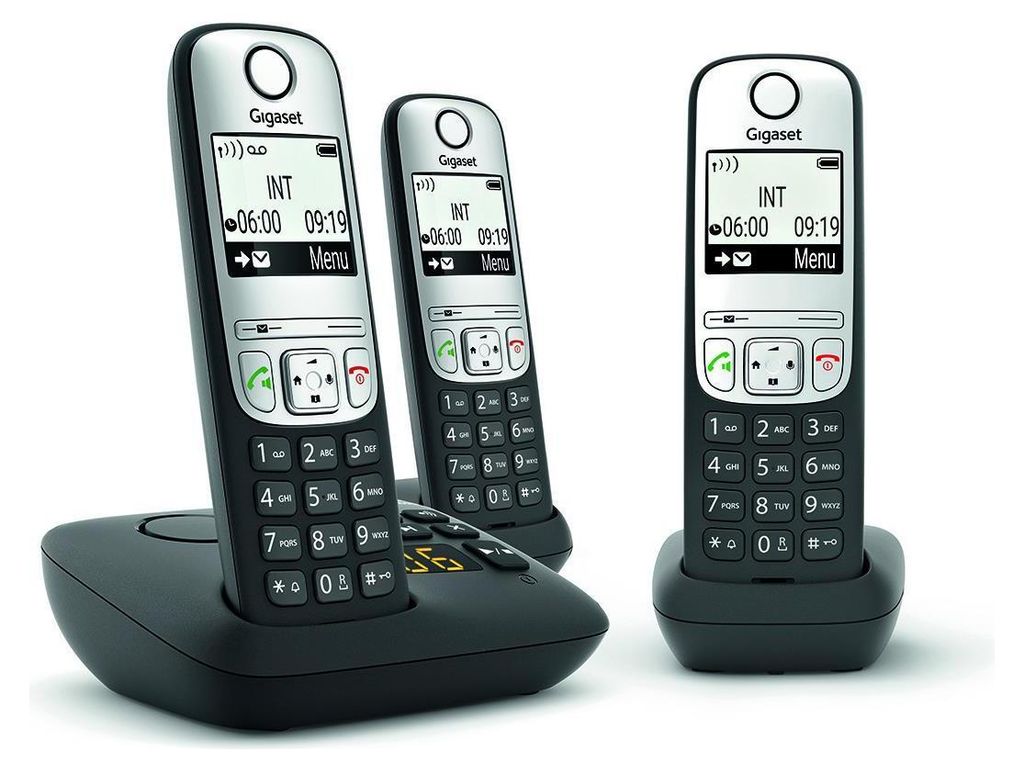 Gigaset A690A Trio                   schwarz int. Produktbild 