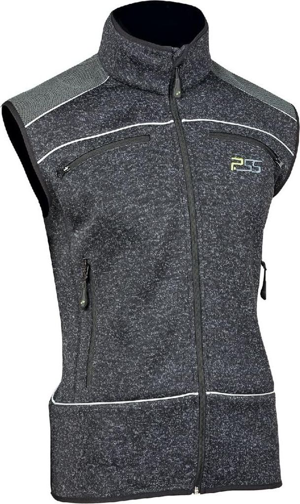 PSS Strickweste X-treme Nordic Grau Größe 4XL
