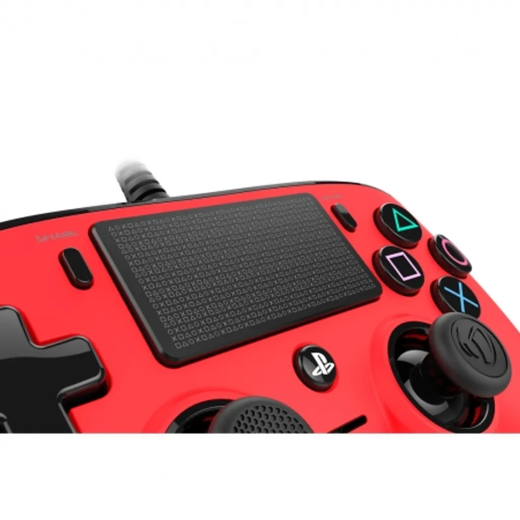 Nacon PS4OFCPADRED Compact Controller PS4 Ufficiale Sony PlayStation, Rosso - 9