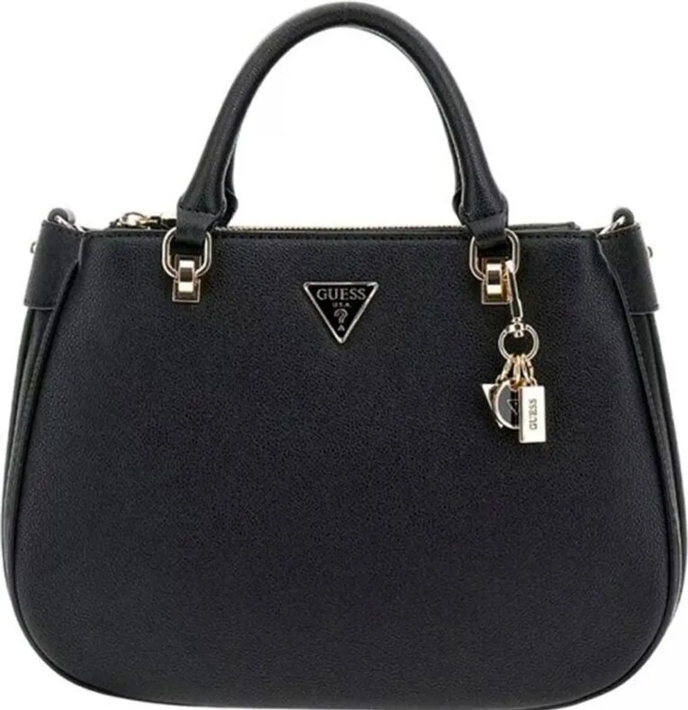 Sac Guess Silvye Bucket Black avec bandoulière et finitions dorées