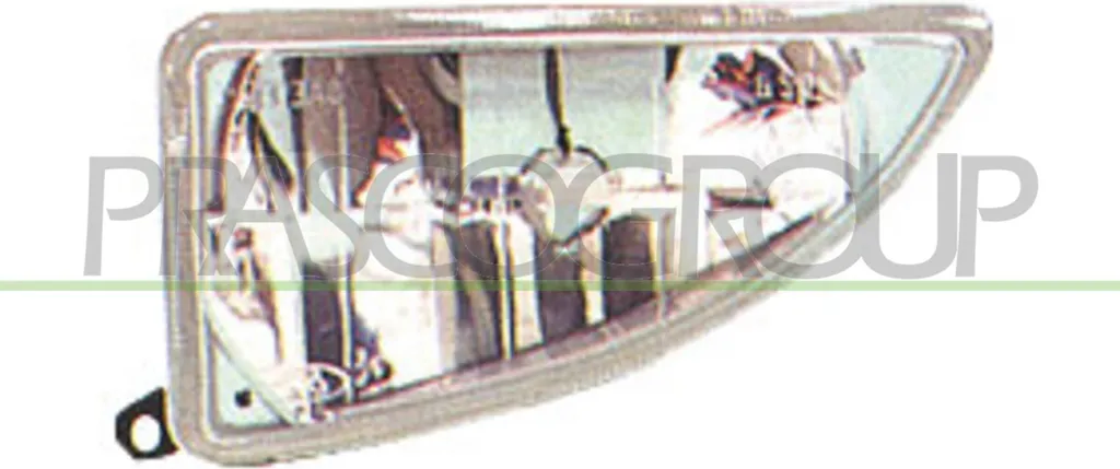 Optique antibrouillard PRASCO FD4204413 haute résistance côté droit