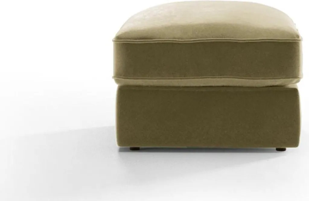 Pouf Rond Baron-Kronos 35 - Siège d'Appoint Industriel en Métal et Velours - 3
