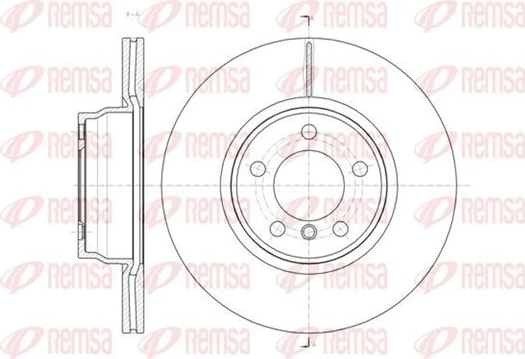 Disque de frein avant haute qualité pour BMW F20 F30 F32 REMSA 61452.10