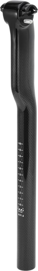 Fahrradsattelstš¹tzen H?henverstellbare Fahrradsattelstš¹tze Sattelrohr 3K Glanz Schwarz 1 Stš¹ck 31,6x400mm Carbonfaser