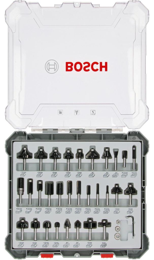Bosch 2 607 017 475, Súprava bitov, 8 mm, 30 kusov Obrázok produktu 