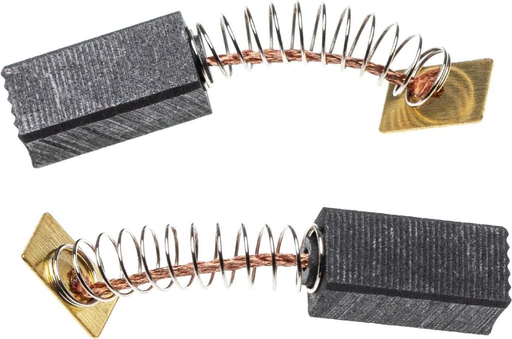 vhbw 2x Kohlebürste 17 x 8 x 6,25 mm Ersatz für AEG SMA1029 für Elektrowerkzeug + Feder