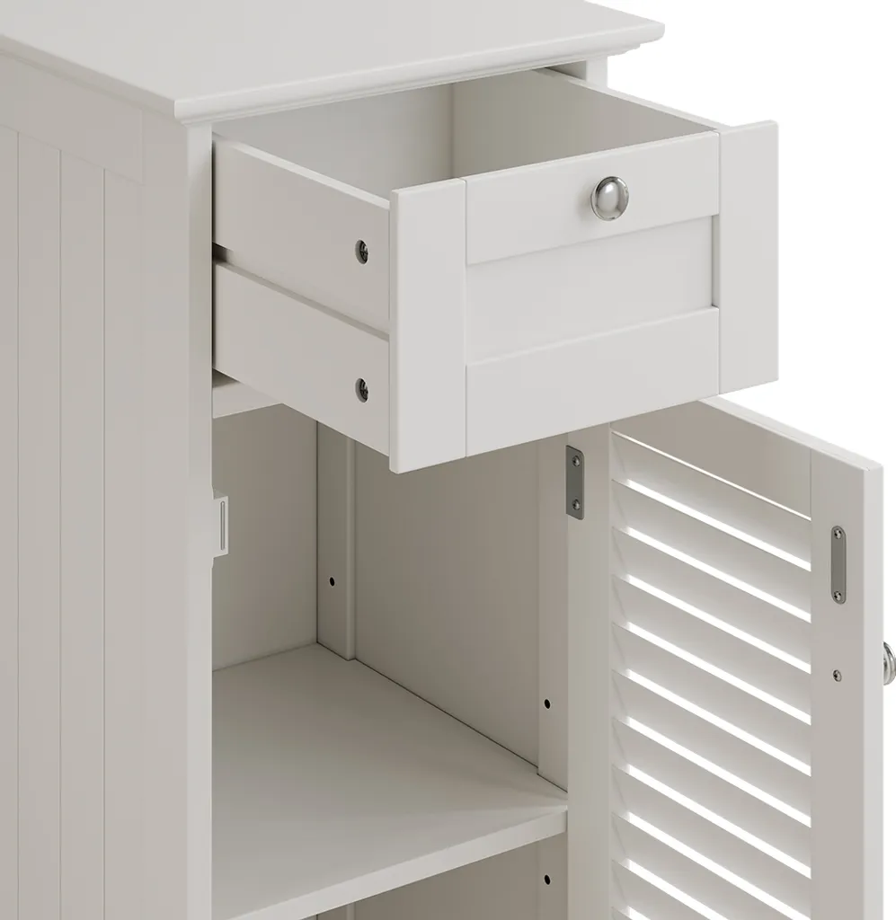 Meuble de rangement blanc Vicco Riad 32x87cm robuste et design moderne