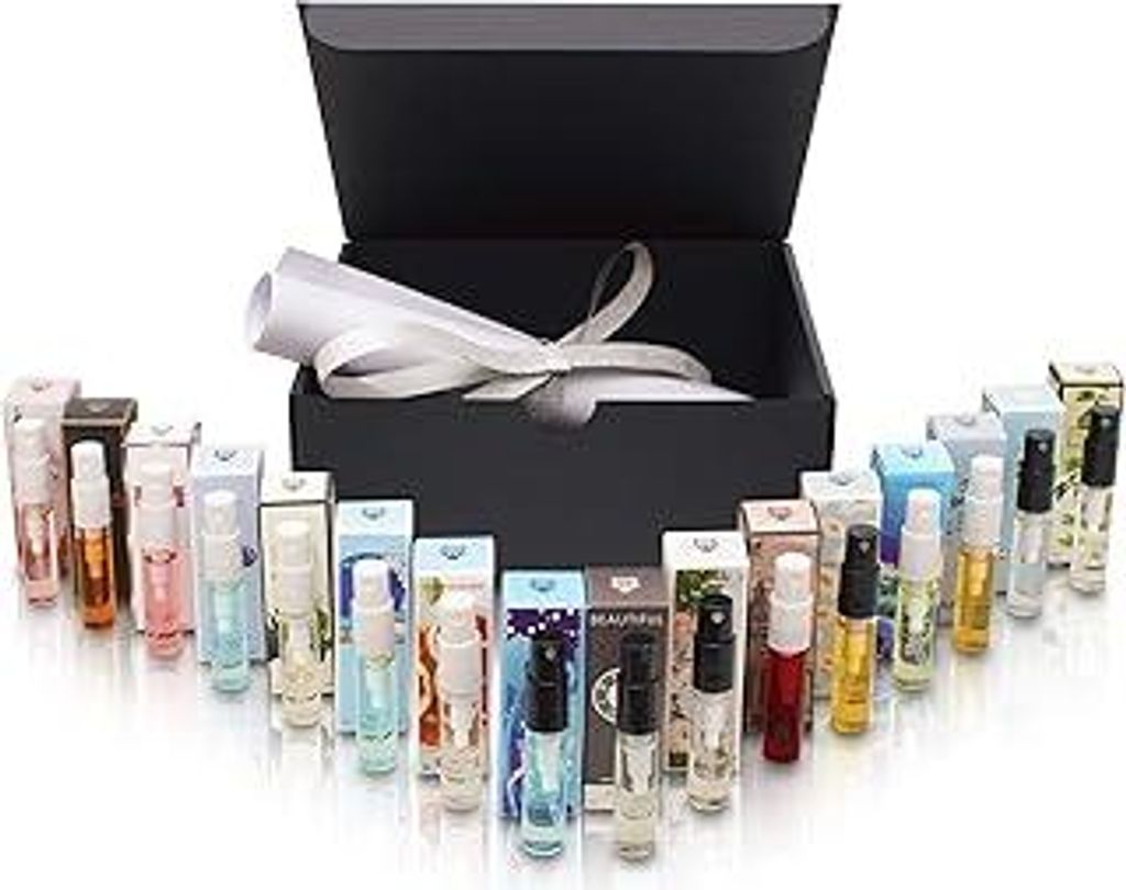 Sevara Parfümset mit 16 exotischen Düften á 3ml - ideal als Geschenk zu Weihnachten, Geschenkidee für Frau/Freundin/Mutter