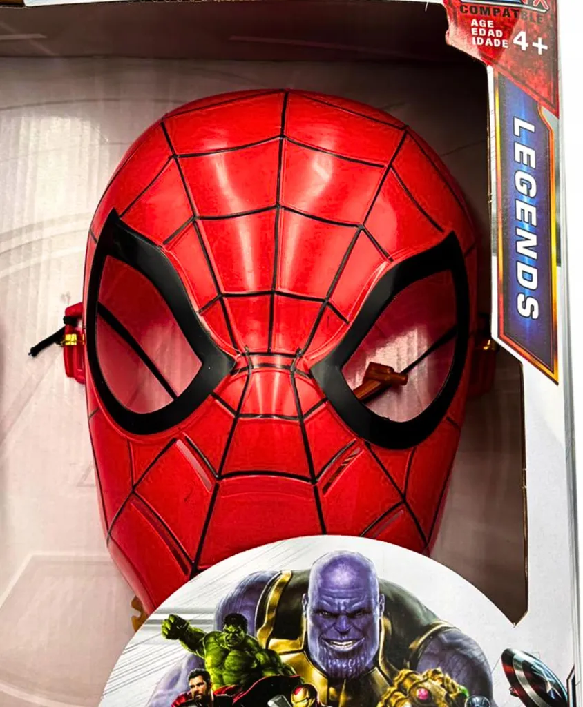 Figurine Spider-Man Marvel avec Masque 3D - Set Jouet Complet Enfant