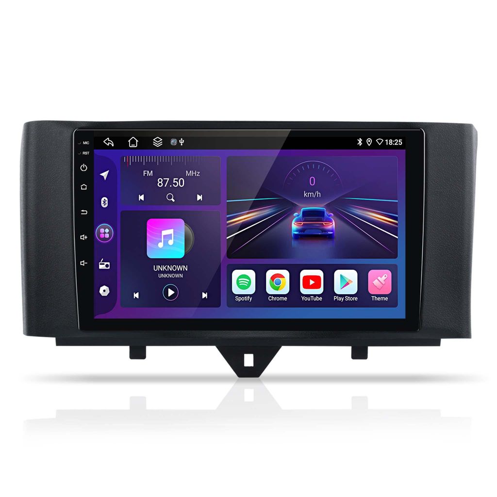 Android13 Carplay 6+128G autoradio DAB Für Mercedes Benz Smart 2010-2015 GPS SWC WIFI BT 8kern RDS 4GSIM