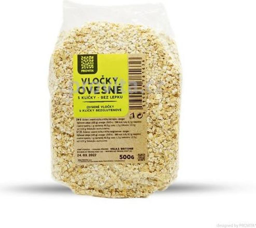 OVESNÉ VLOČKY S KLÍČKY BEZ LEPKU 500g VEGA PROVITA 500 g Obrázek produktu 