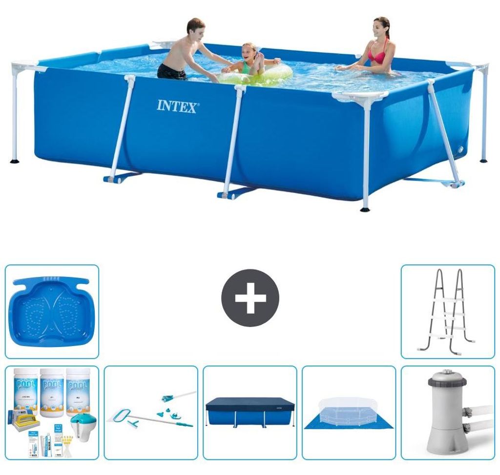 Obdélníkový bazén s rámem - 300x200x75 cm - 8 dílů, model Obrázek produktu 