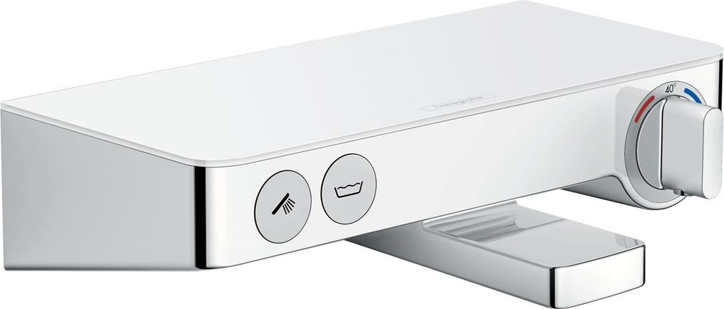 Hansgrohe Thermostat ShowerTablet Select 300 Wanne Aufputz Weiss / Chrom