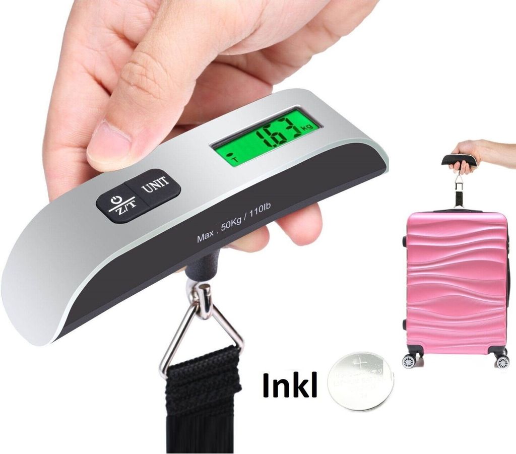 Cheffinger Bilancia per bagagli digitale LCD con batteria Immagine del prodotto 