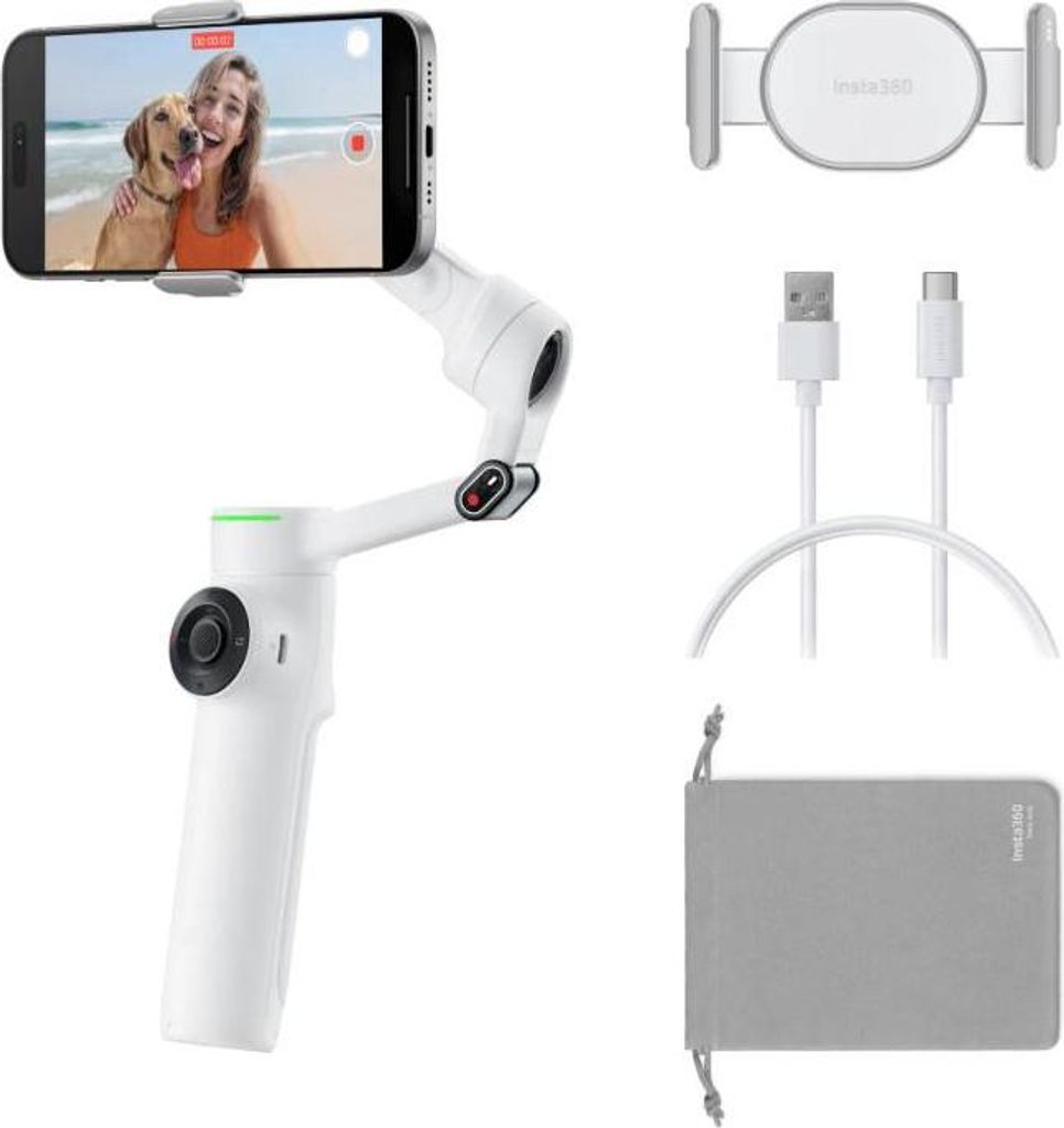 INSTA360 Stabilizator do smartfonów Flow Pro – biały – Zdjęcie produktu 