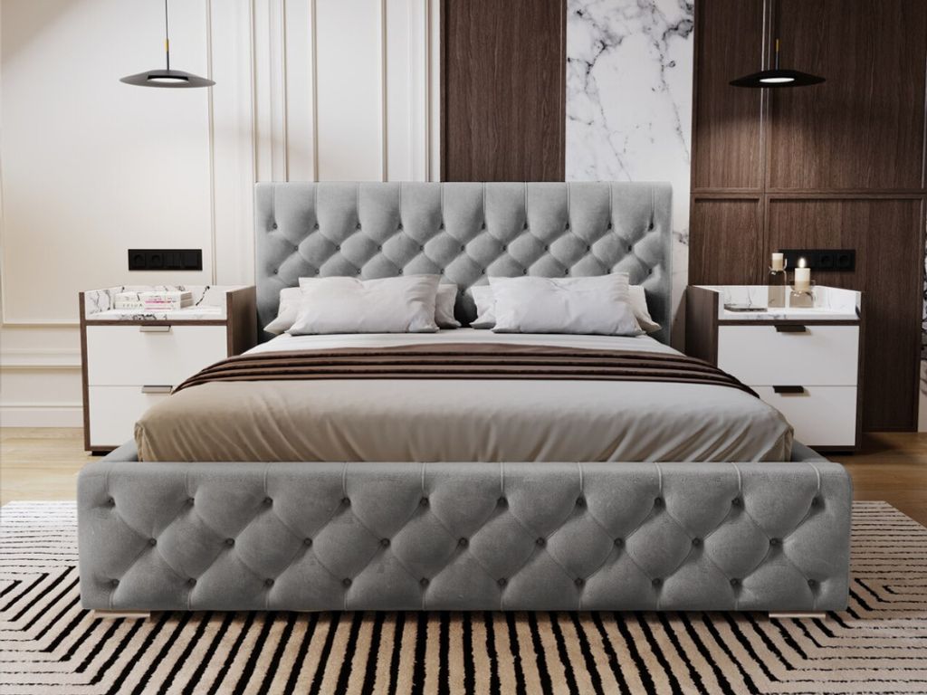 Erstaunlich Chesterfield Bett 140x200 Ebenbild