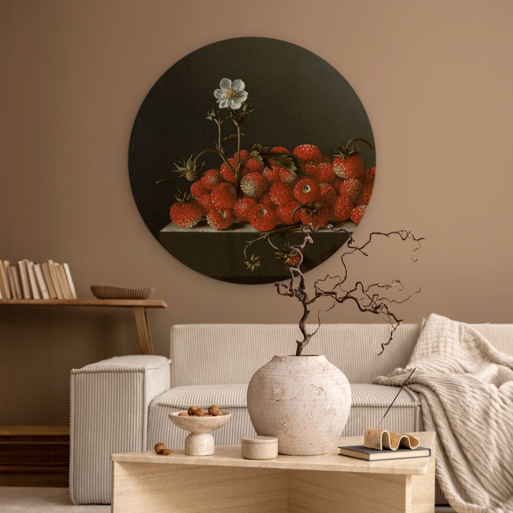 MuchoWow - Wand-Kreis - Wohnzimmer - Bild - Runde - Wanddeko - Dibond - Kunstdrucke