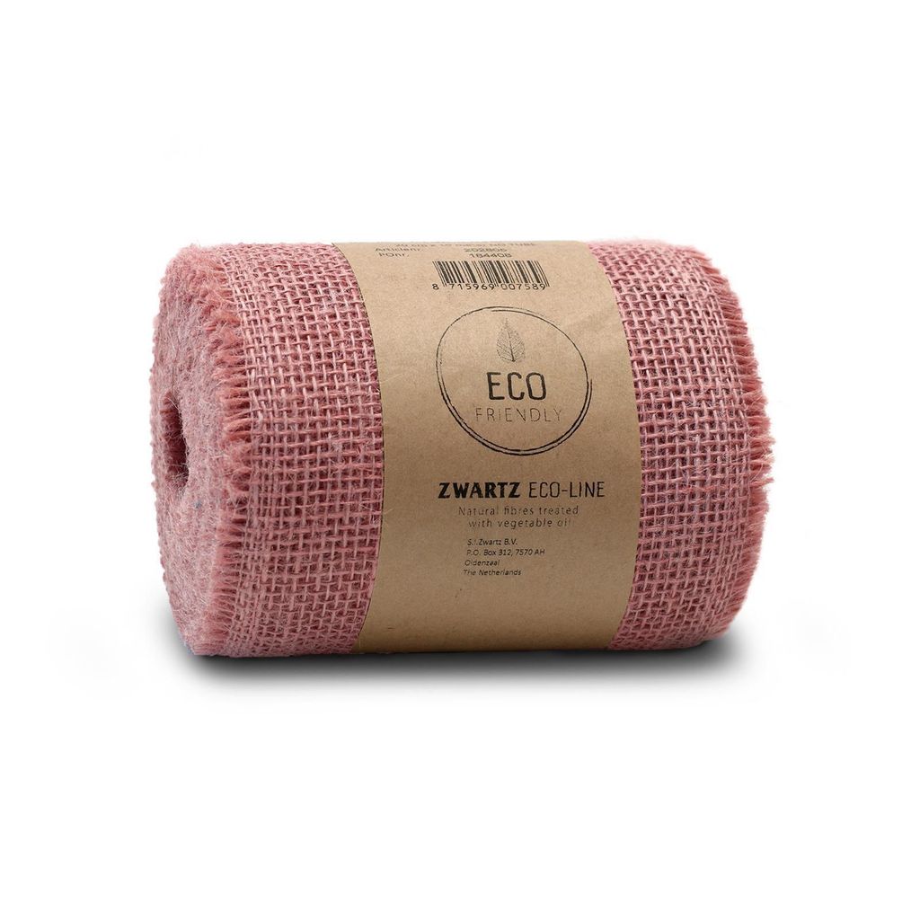 Tischläufer Jute Rosa Juteband Tischband Hochzeit Deko B15cm L10m