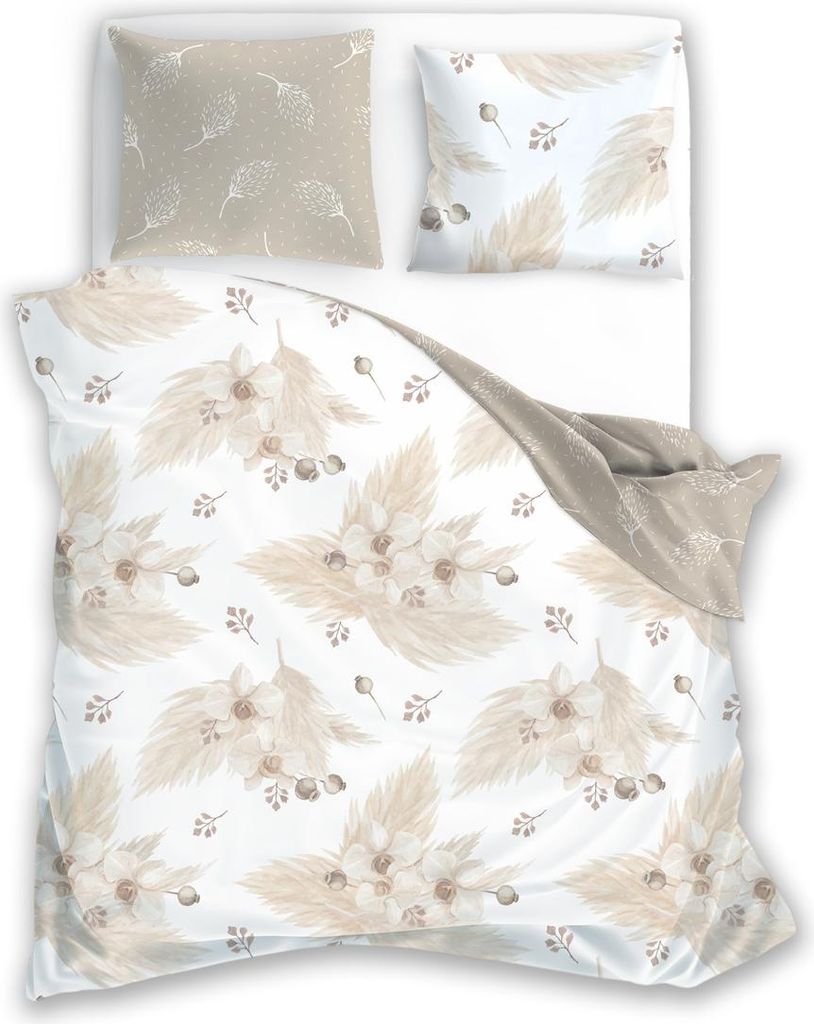 Linge de lit 220 x 200 cm + 2 x 70 x 80 cm 100 % satin de Image du produit 